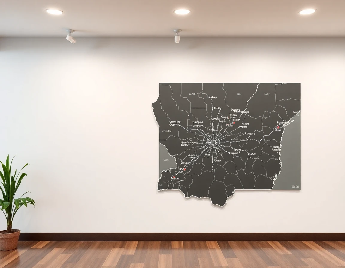 Hvac Service Areas Map of Nevada